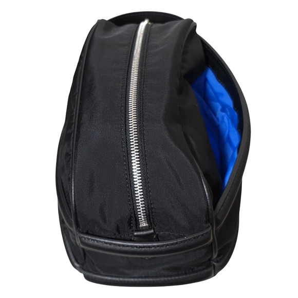 Alexander McQueen Harness Black Nylon Leather Travel Beauty Bag - Picture 7 of 12